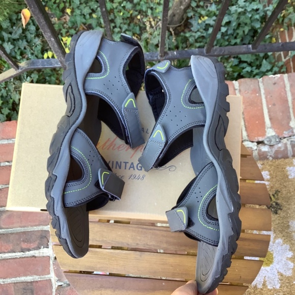 Weatherproof Vintage Men’s Brighton Adjustable Sandals Gray SZ 13 - Picture 5 of 16